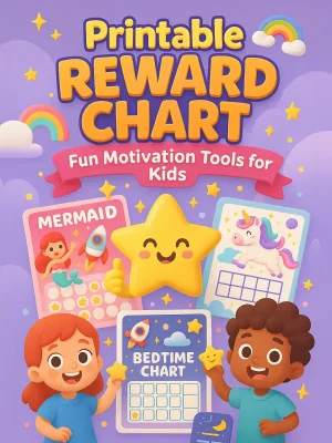 Printable Reward Chart Bundle – 15 Pages of Fun Motivation Tools for Kids